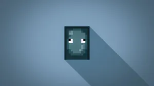 Minecraft Landscape Minimalist Squid Wallpaper