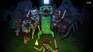 Minecraft Mob Monsters Wallpaper