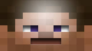 Minecraft Steve Head Wallpaper