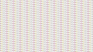 Miniature Marshmallow Cartoon Pattern Wallpaper