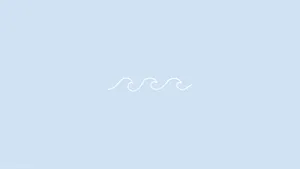 Minimal Aesthetic Desktop Waves Wallpaper