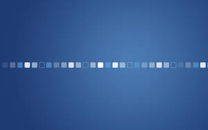 Minimal Blue Squares Wallpaper