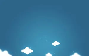 Minimal Clouds In Sky Wallpaper