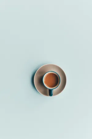 Minimal Coffee On Cup Wallpaper