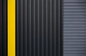 Minimal Corrugated Wall Wallpaper