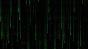 Minimal Neon Green Matrix Wallpaper