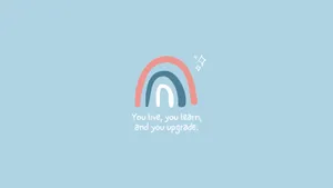 Minimalist Aesthetic Desktop Upgrade Quote Wallpaper