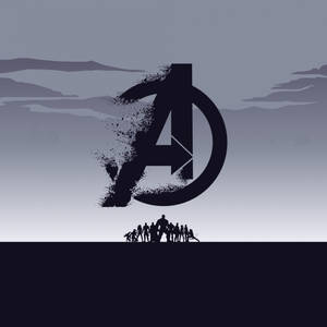 Minimalist Avengers Logo Wallpaper