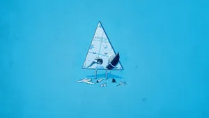 Minimalist Bermuda Triangle Wallpaper