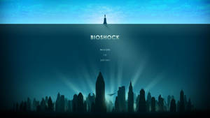 Minimalist Blue Bioshock Rapture Wallpaper