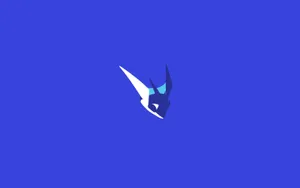 Minimalist Blue Greninja Wallpaper