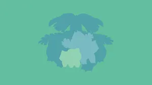 Minimalist Bulbasaur Evolution Wallpaper