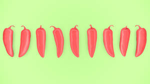 Minimalist Chili Peppers Wallpaper
