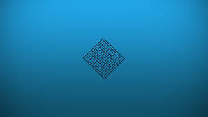 Minimalist Cube Maze Wallpaper