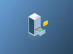 Minimalist Database Icon Wallpaper