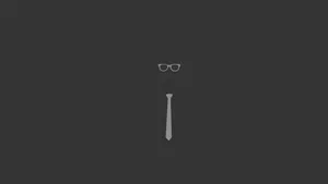 Minimalist Dnd Sunglass And Necktie Wallpaper