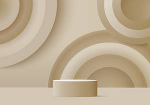 Minimalist Elegance With Beige Pastel Wallpaper