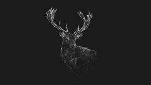 Minimalist Geometric Deer Wallpaper