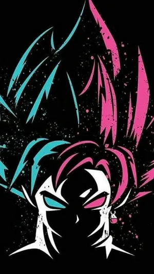 Minimalist Goku Black Wallpaper