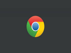Minimalist Google Chrome Icon Wallpaper