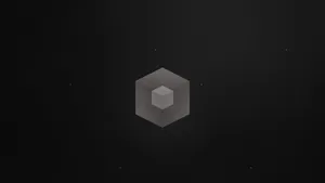 Minimalist Gray Cube Backgrounds Wallpaper