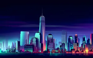 Minimalist New York City Wallpaper