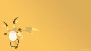 Minimalist Raichu Kick Wallpaper
