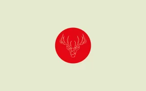 Minimalist Reindeer Wallpaper
