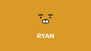 Minimalist Ryan Kakao Friends Wallpaper