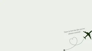 Minimalist Sage Green Laptop Quotes Wallpaper