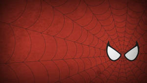 Minimalist Spider-man Background Design Wallpaper