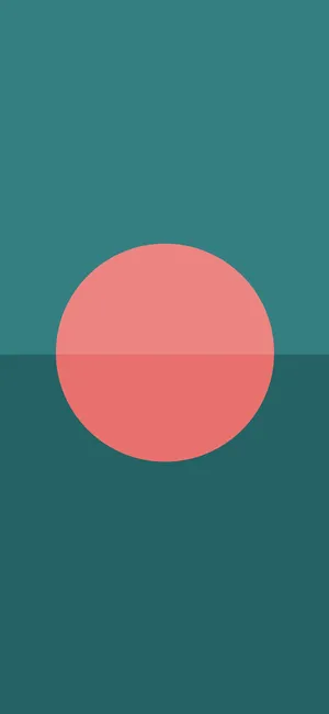 Minimalist Sunset Illustration Iphone Wallpaper