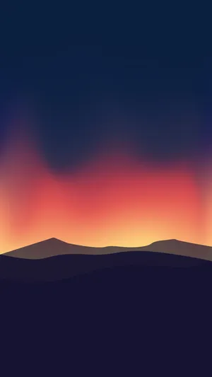 Minimalist Sunset Samsung Galaxy S4 Wallpaper