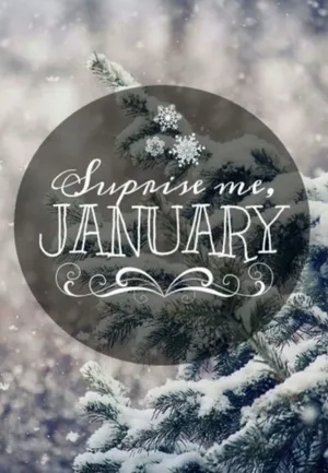 Minimalist Surprise Me January Phone Wallpaper