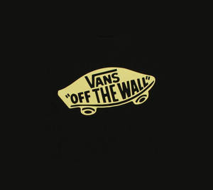 Minimalist Yellow Vans Off The Wall Wallpaper