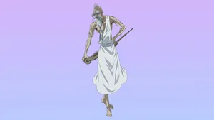 Minimalist Zeus Record Of Ragnarok Wallpaper