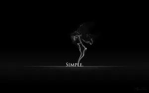 Minimalistic Black And White Image Wallpaper