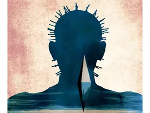 Minimalistic Pinhead Silhouette Wallpaper
