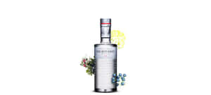 Minimalistic The Botanist Islay Dry Gin Drink Berries And Flowers Wallpaper