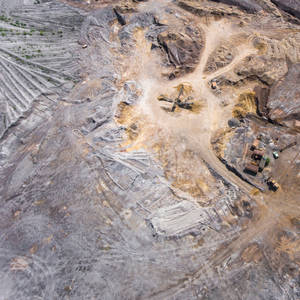 Mining Land View Wallpaper