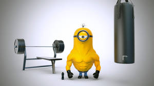 Minion In Gym Despicable Me 3 Wallpaper