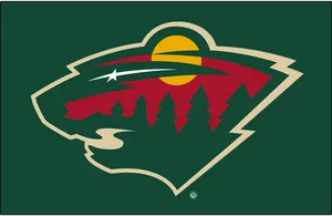 Minnesota Wild Hockey Team Emblem Wallpaper