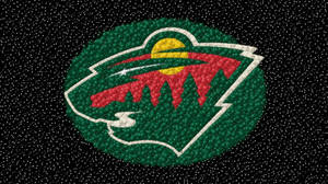 Minnesota Wild Marble Design Wallpaper