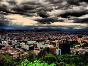 Mirador La Calera In Bogota Wallpaper
