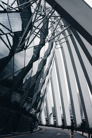 Mirror Building Vsco Cover Wallpaper