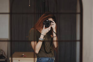 Mirror Shot Using A Dslr Camera Wallpaper