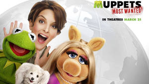 Miss Piggy Muppets Most Wanted Movie Wallpaper