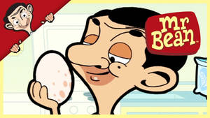 Mister Bean Cartoon Egg Wallpaper