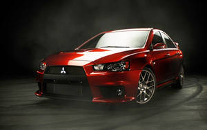 Mitsubishi Lancer Clean Drift Wallpaper