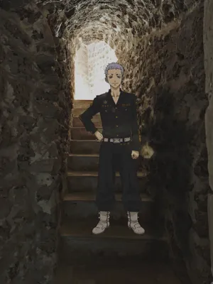 Mitsuya Takashi In Cave Passageway Wallpaper